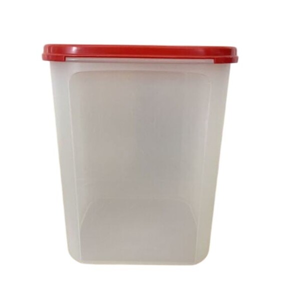 Tupperware Modular Mates #4 Square 23 Cup Container #1622, RED Seal #1623 - Picture 1 of 2